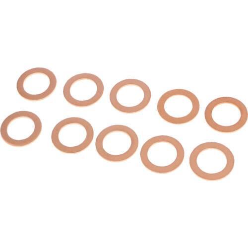 10Pcs Engine Oil Drain Plug Crush Washer Seal Ring 3C3Z-6734AA for Ford