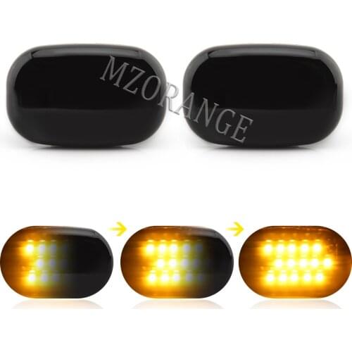 2 Led Side Marker Turn Signal Lights Dynamic For Toyota Corolla RAV4 Prius Yaris Camry Vios Hilux Allex Avensis Celica Supra Mk4