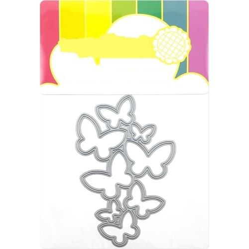 2021 New Outlined Butterfly Frame Metal Cutting Dies For DIY Craft Making Paper Greeting Card and Scrapbooking No Clear Stamps