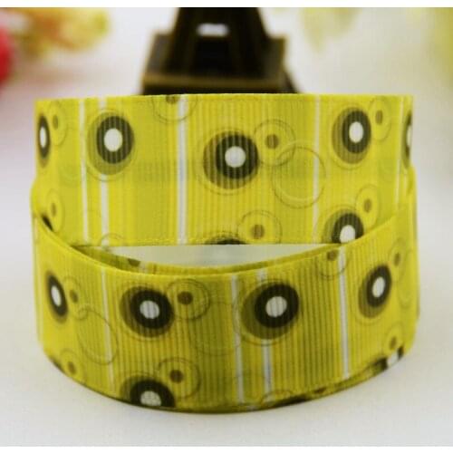 22mm 25mm 38mm 75mm Flower Stripes Cartoon Character Printed grosgrain ribbon party decoration sewing supplies 10Y X-00466