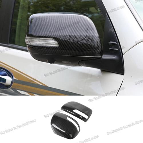 Car Rearview Mirror Cover Chrome Styling Anti Collision Decoration for Toyota Land Cruiser Prado J150 150 2010-2018 Accessories