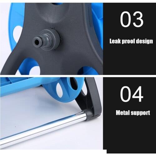 Household Hose Storage Rack Hose Reel Garden Hose Storage Garden Tools Portable and Durable S55