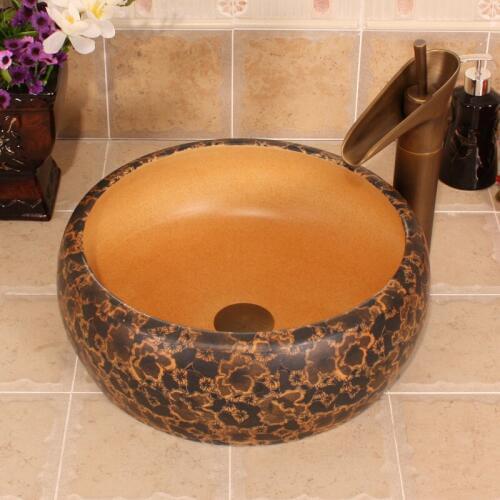 Jingdezhen Bathroom ceramic sink wash basin Counter Top Wash Basin Bathroom Sinks hand painted ceramics bowls