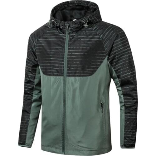 LOGO jacket mens spring new hooded sportswear casual woven cardigan jacket men winter jacket men clothing