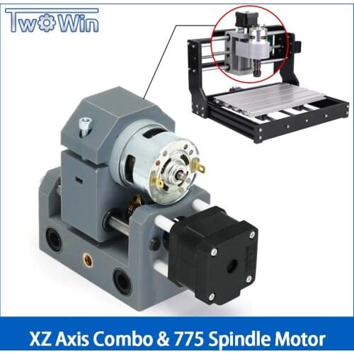 CNC 3018 / 3018-Pro/MAX XZ Axis 775 Spindle Motor Drill Chunk Integrated Set DIY Upgrade Kit CNC Parts for Laser Engraver