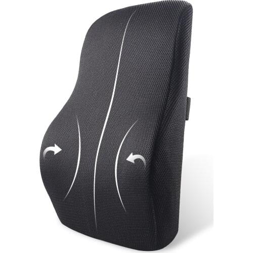 Lumbar Support Pillow; Memory Foam Chair Cushion Supports Lower Back accessories car pillow memory foam pillow