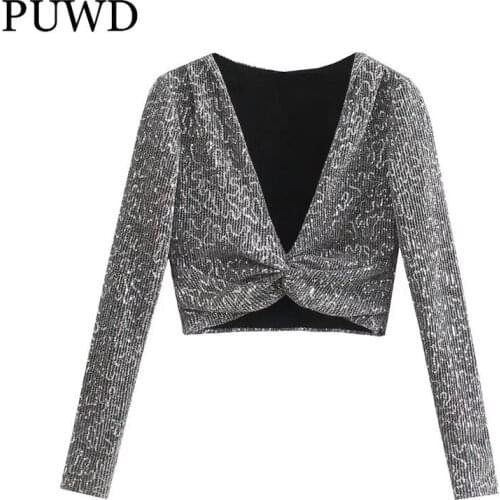 Женские шелковые рубашки PUWD China At AliExpress