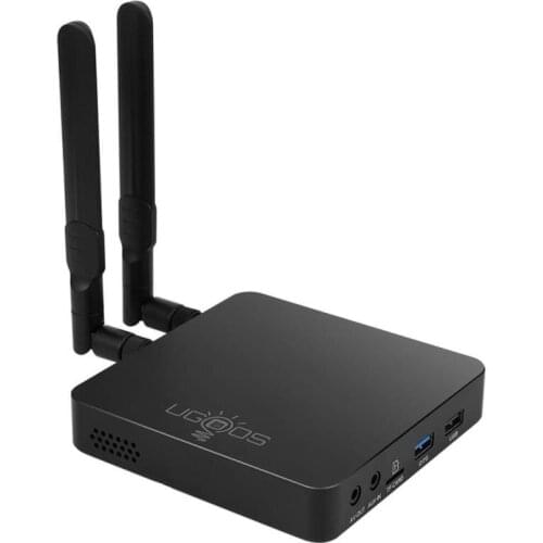 UGOOS AM6B PLUS Smart TV Box Android 9.0 Amlogic S922X-J 2.2GHz 4GB DDR4 32GB ROM Wifi 6 1000M LAN BT5.0 4K HD AM6 Set Top Box
