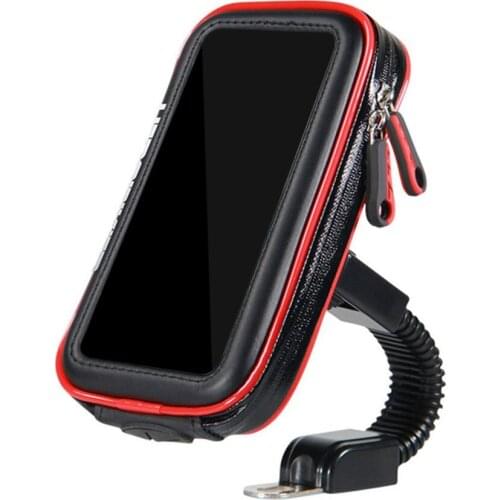 Universal Waterproof Motorcycle Bike Scooter Mobile Phone Holder Bag Phone Support Stand Case for Smartphones