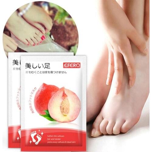 Orange Moisturizing Foot Mask For Pedicure Socks Nourishing Mask Foot Dead Skin Foot Exfoliating Remover Cream Care Feet W6X0