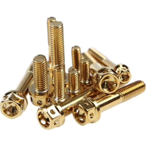 6pcs/lot 304 stainless steel Motorcycle screws M8*20/35/40/45/50/55mm screw M6*10/15/20/25/30/35/45/50/55mm Motorcycle bolts