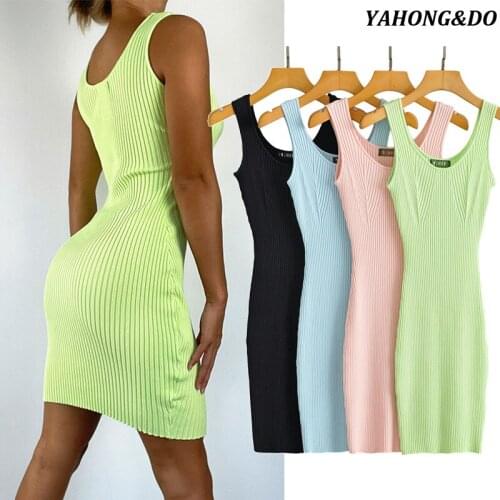 Модные трикотажные платья YAHONG&DO China At AliExpress