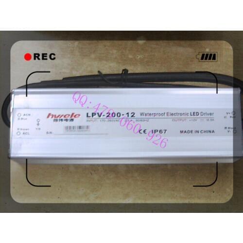 [ZOB] RONGLAN waterproof switching power supply 12V16.5A LPV-200-12 200W