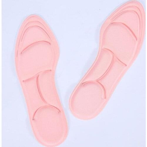 1Pair New Fashion Women 5D High Elastic Sponge Can Cut Breathable Sweat Odor Massage Insole Foot Care Tool For Size 35-40