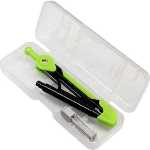 1pcs 8616 student color drawing compass (with automatic lead)