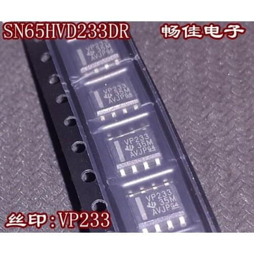 100% New&Original SN65HVD233DR ;VP233 SOP8 CANIC
