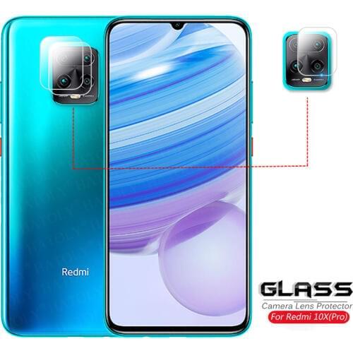 2Pcs Glass on Redmi 10X Camera Lens Glass Screen Protector For Xiaomi Redmi Note 9 10 X Pro Lite Protective Film Glass Redmi 10X