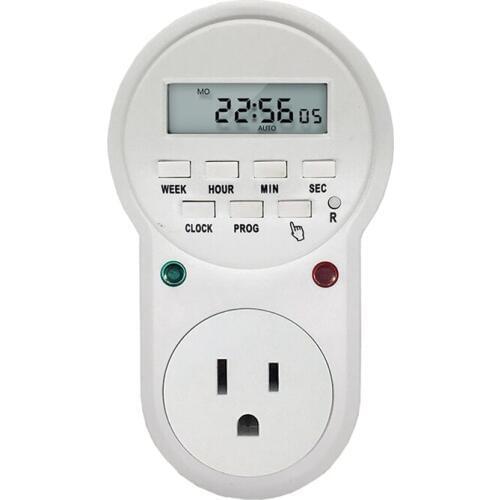 220v-230V Timer in Switch Socket Digital LCD Power Timer Energy-saving Programmable Time Switch EU /US /UK Plug temporizador