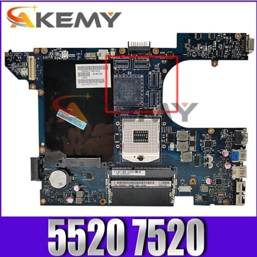 Akemy QCL00 LA-8241P mainboard For dell Inspiron 15R 5520 7520 Laptop Motherboard 5520 original Motherboard tested 100% work
