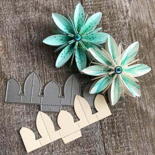 CH 2021 New Arrival Seven leaf flower Metal Cutting Die 3D DIY Scrapbooking Carbon Sharp Craft Die Photo Invitation Card