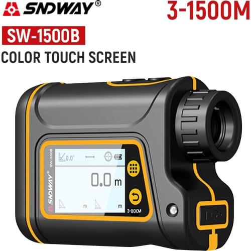SNDWAY Telescope Laser Rangefinder LCD Display Digital Distance Meter Hunting Engineer Golf Roulette Tape Measure Tool