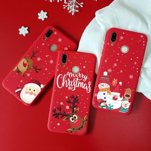 For Samsung Galaxy A32 A02S A10 A02S A71 A72 A52 A50 A51 A12 A40 A22 S8 S9 S10 S10E S20 FE S21 Ultra Plus Christmas Cases Cover
