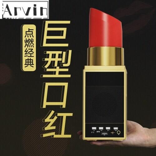Giant Lipstick Bluetooth Speaker Bluetooth Speaker Speakers