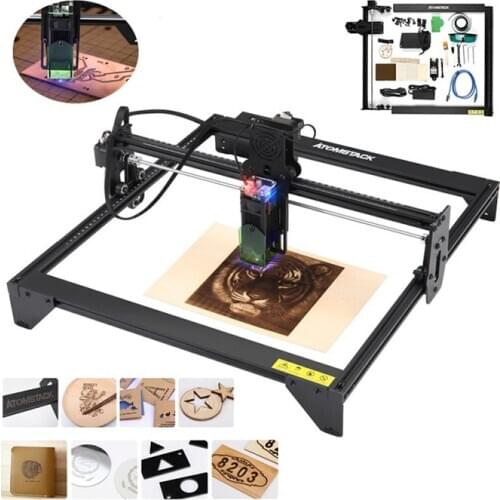 ATOMSTACK CNC Laser Engraving Printer Machine Power 2000mW DIY Automatic Wood Metal Cutter Engraver Cutting
