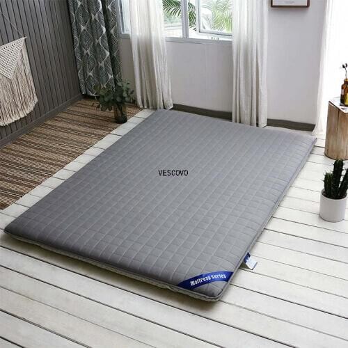 VESCOVO Single Double Queen King thicken tatami Mattress topper for Bed matrass