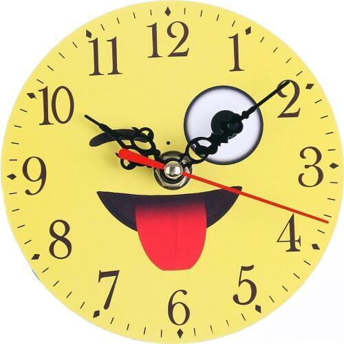 Desk clock Table Decor Clocks Numeral Digital Dial Mute Silent Non-Ticking Battery Operated Clocks for Study Room