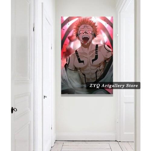 Anime Posters Jujutsu Kaisen Satoru Canvas Art Poster And Wall Art Picture Print Modern Family Bedroom Decor Posters