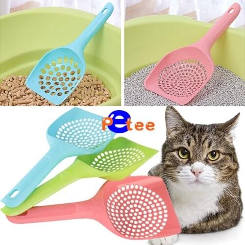 Plastic Cat Litter Scoop Pet Care Sand Waste Scooper Shovel Hollow Cleaning Tool Hollow Style Lightweight Durable Easy to Clean