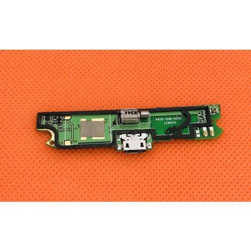 Used Original USB Plug Charge Board+Microphone mic For Lenovo A830 MT6589 Quad Core 5.0" QHD Free shipping