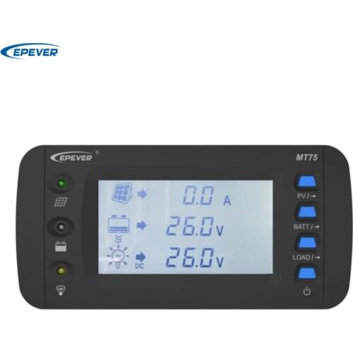EPEVER MT75 Remote Meter Monit EPever Solar Charge Controller Inverter