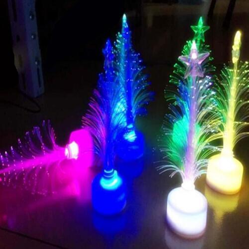 Christmas Tree 7 color Changing Colorful Fiber Optic Nightlight Christmas Tree Party/Indoor/Holiday/Christmas Decor