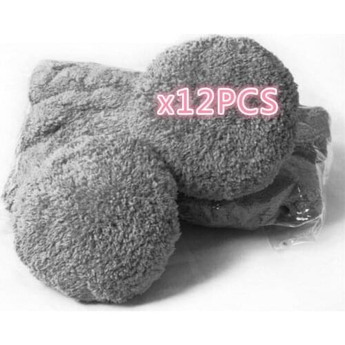 12Pcs Cleaning Cloth, Rag and Wipe Cloth, Suitable for Bo Niu Generation Window Cleaning Robot Hobot168 188