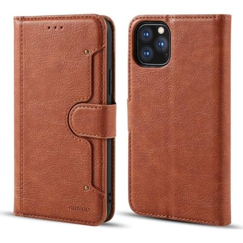 Haissky Flip Leather Case for Apple iPhone 11 11 Pro Max Magnetic Wallet Case For iPhone 11 Pro With Card Slots