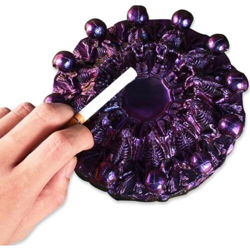 Skull Shape Ashtray Silicone Mold Serving Board Mold Jewelry Making Home Decoration Mold Suitable for Men