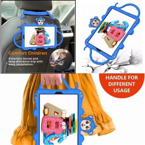 Silicon Case for Samsung Galaxy Tab A7 10.4 2020 T500 T505 Shockproof Stand Kids Safe Tablet Cover For Tab A 8.0 10.1" 2019 T515