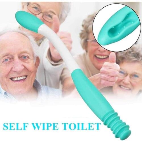 Self Erase Wipe Wiping Wand Bottom Bum Wiper Toilet Incontinence Aid Obese Elderly Disability Long Reach Hygienic Cleaning Aid