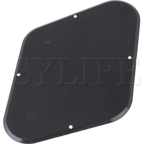 Guitar Cavity Cover Backplate For Electric Guitar Black ABS