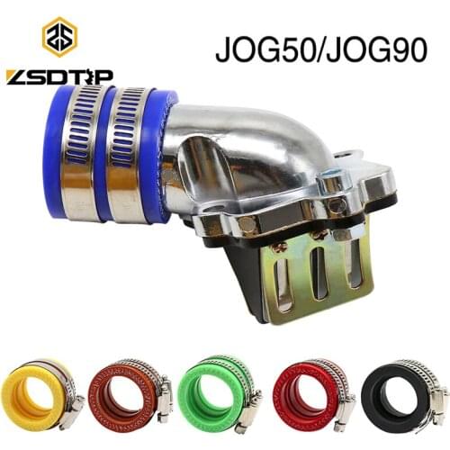 ZSDTRP Intake Carburetor Interface 50cc/90cc 2 Stroke Scooters For Yamaha JOG50 JOG90