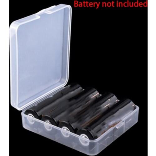 1Pc 4X18650 Battery Holder Case Organizer Container 18650 Storage Box Holder Hard Case Cover Battery Holder