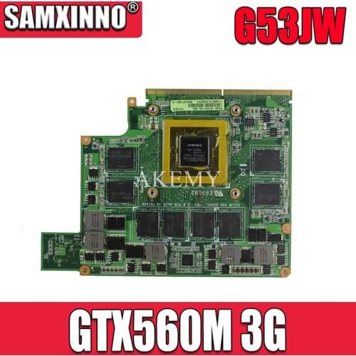 1PCS Mxmiii VGA video card GTX 560m GTX560M card For Asus G73SW G73JW G53SW G53SX G53JW VX7 3GB