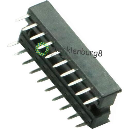 10PCS 20-Pin 20PIN DIL DIP IC Socket PCB Mount Contor NEW