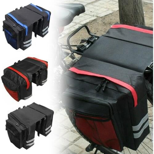 20L Bicycle Bag Bicycle Rear Camel Bag Shelf Bag Multifunctional Road Bike Pannier Reflectivs Double-sided Riding Saddle Bag