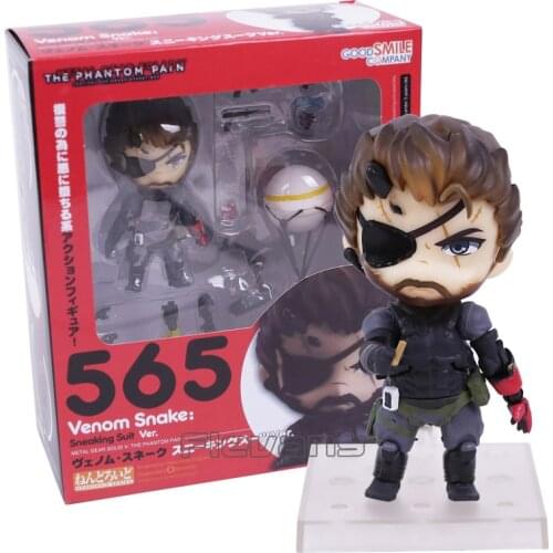 565 Metal Gear Solid V The Phantom Venom Snake Sneaking Suit Ver. Q Version Action Figure Collectible Model Toy