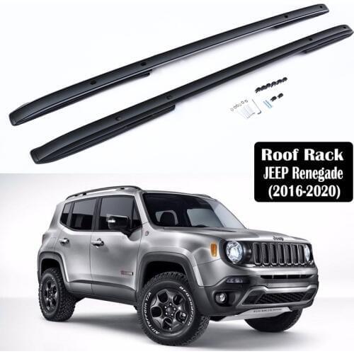 Aluminum Alloy Roof Rack For JEEP Renegade 2016-2021 Rails Bar Luggage Carrier Bars top Cross bar Rack Rail Boxes