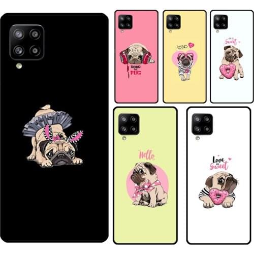 Pug French Bulldog Case For Samsung A51 A71 A31 A11 A21S A20e A12 A32 A42 A52 A72 A02S A10 A30S A40 A50 A70