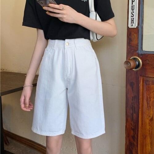 Cheap wholesale 2021 spring summer autumn new fashion casual cute sexy women shorts outerwear woman female OL baggy jeans Ay0401